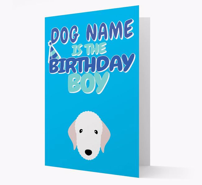 'Birthday Boy' Card with {breedFullName} Icon